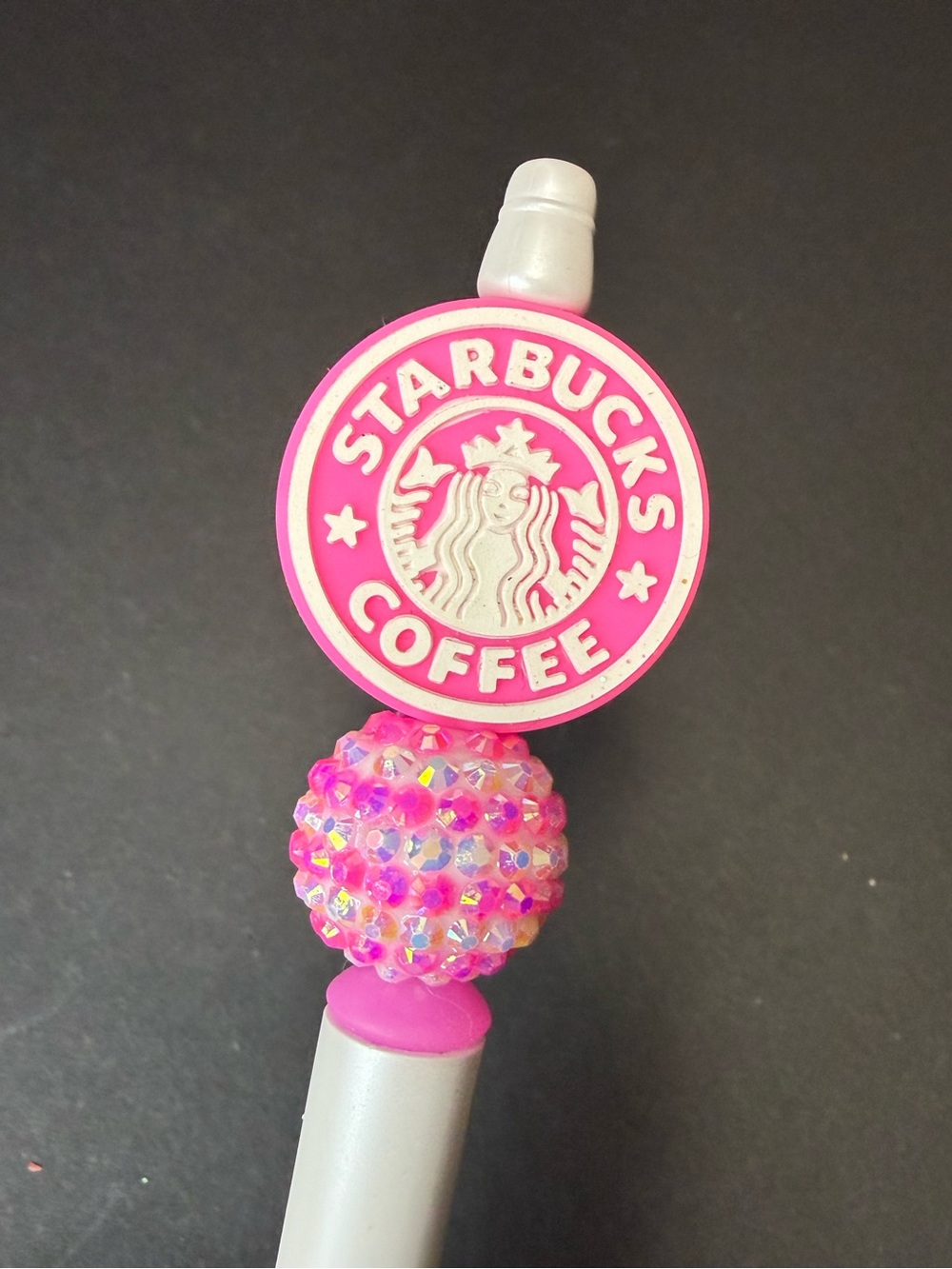 New Starbucks Beaded Novelty Pen